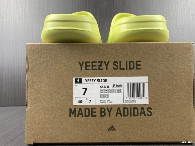 Yeezy GX6138 Slide Adidas Green 0724